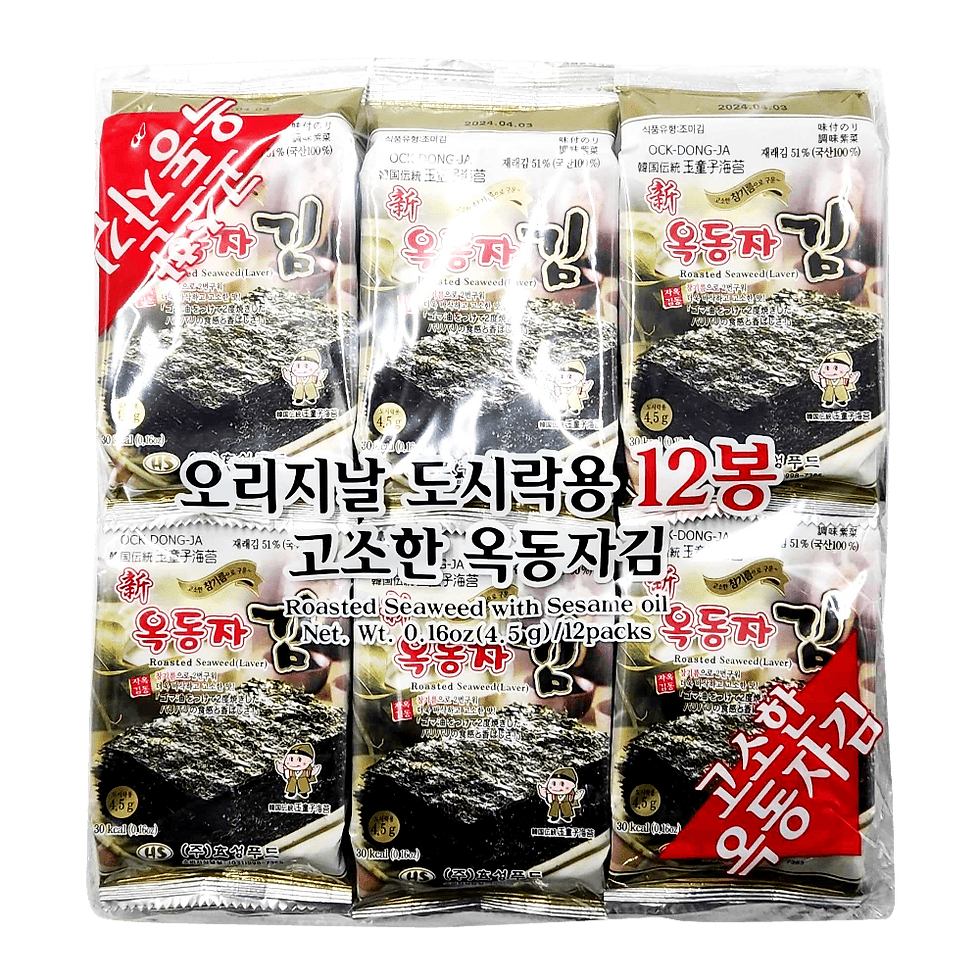 Okdongja Seaweed with Original Flavor 1.9 oz (54 g)