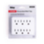 Uninex 6-Outlet Grounded Wall Tap