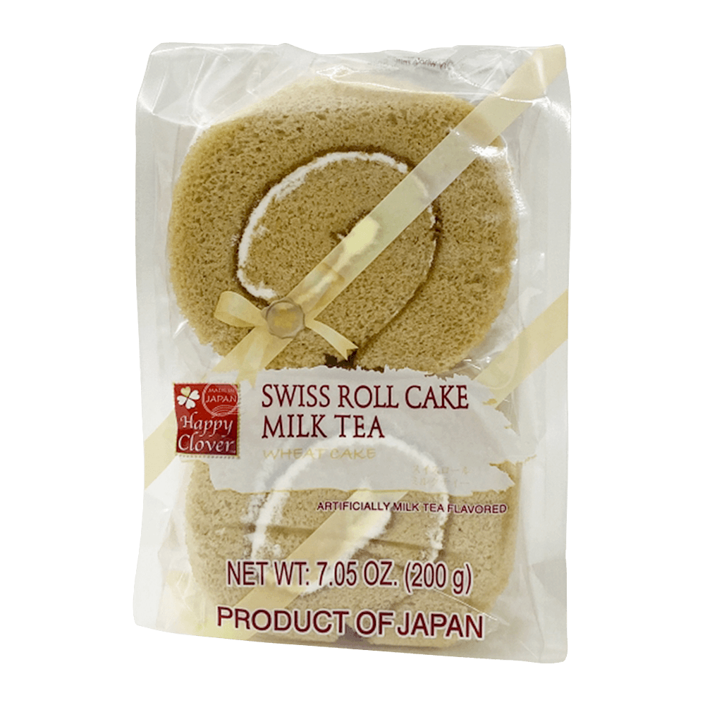 Shirakiku Swiss Roll Cake Milk Tea Flavor – 7.05 oz (200 g)