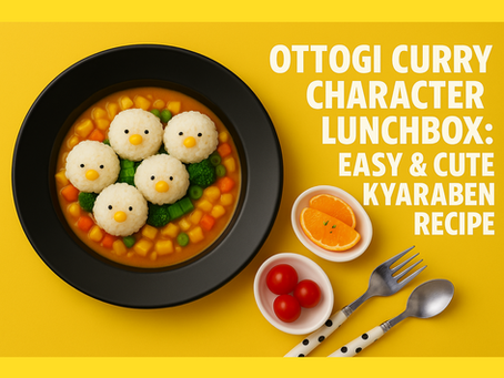 Kawaii Character Lunchbox Plating with Ottogi Curry – Easy & Fun Recipe