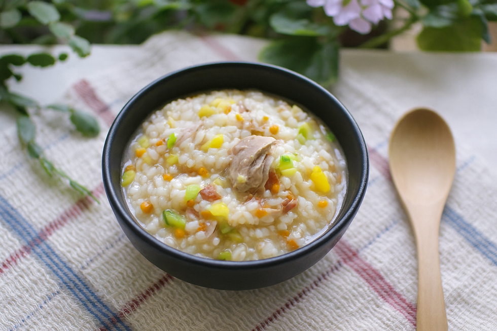 Simple Tuna Rice Porridge Recipe