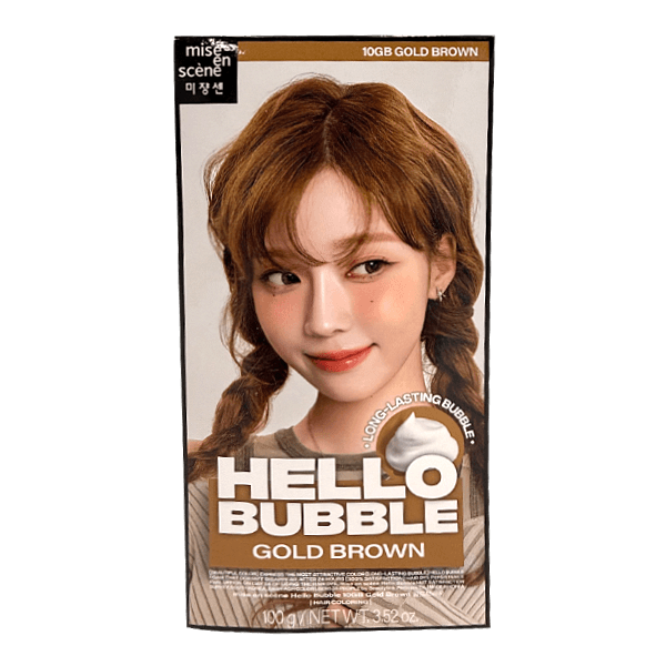 Mise en Scene Hello Bubble Hair Dye – Gold Brown 10GB (3.52 oz / 100 g)