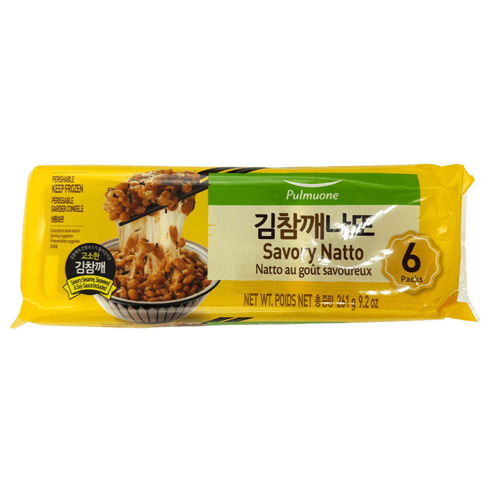 Pulmuone Savory Natto 6 Pack, 9.2 oz (260g)