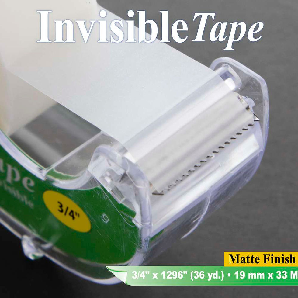 Thumbnail: BAZIC Invisible Tape w/ Dispenser 3/4" x 1296"