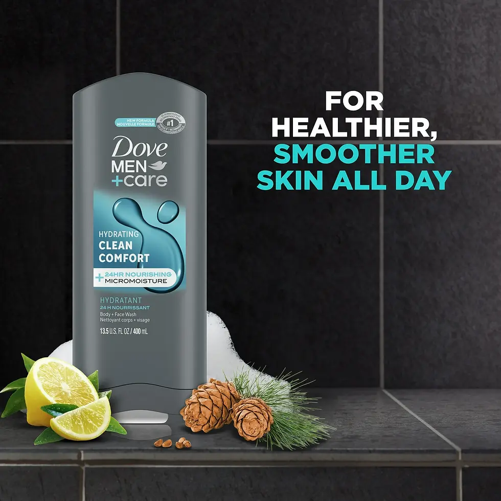 Thumbnail: Dove Men+Care Daily Use Face & Body Wash, Clean Comfort – 13.5 oz