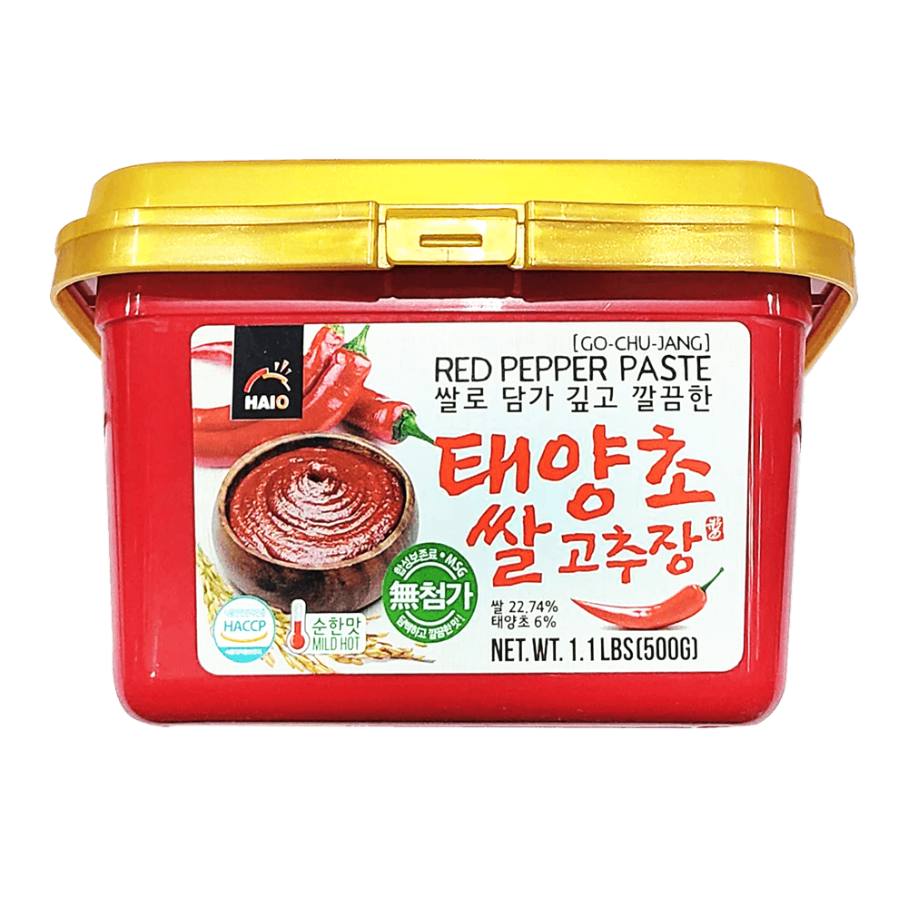 HAIO Hot Pepper Paste Mild 1.1 LB (500g)