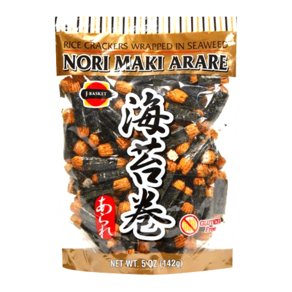 J-Basket Nori Maki Arare – 5 oz (142 g)