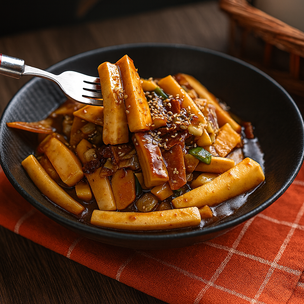 How to Make Jjajang Tteokbokki with 3-Minute Sauce