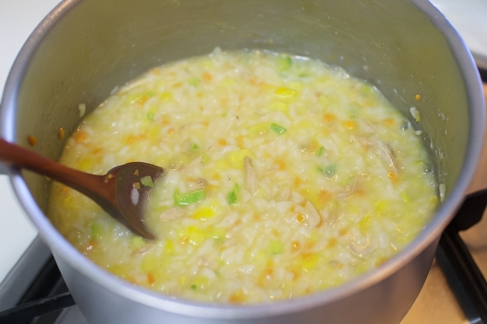 Simple Tuna Rice Porridge Recipe