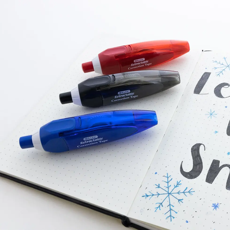 Thumbnail: BAZIC Correction Tape Retractable 5 mm x 196"