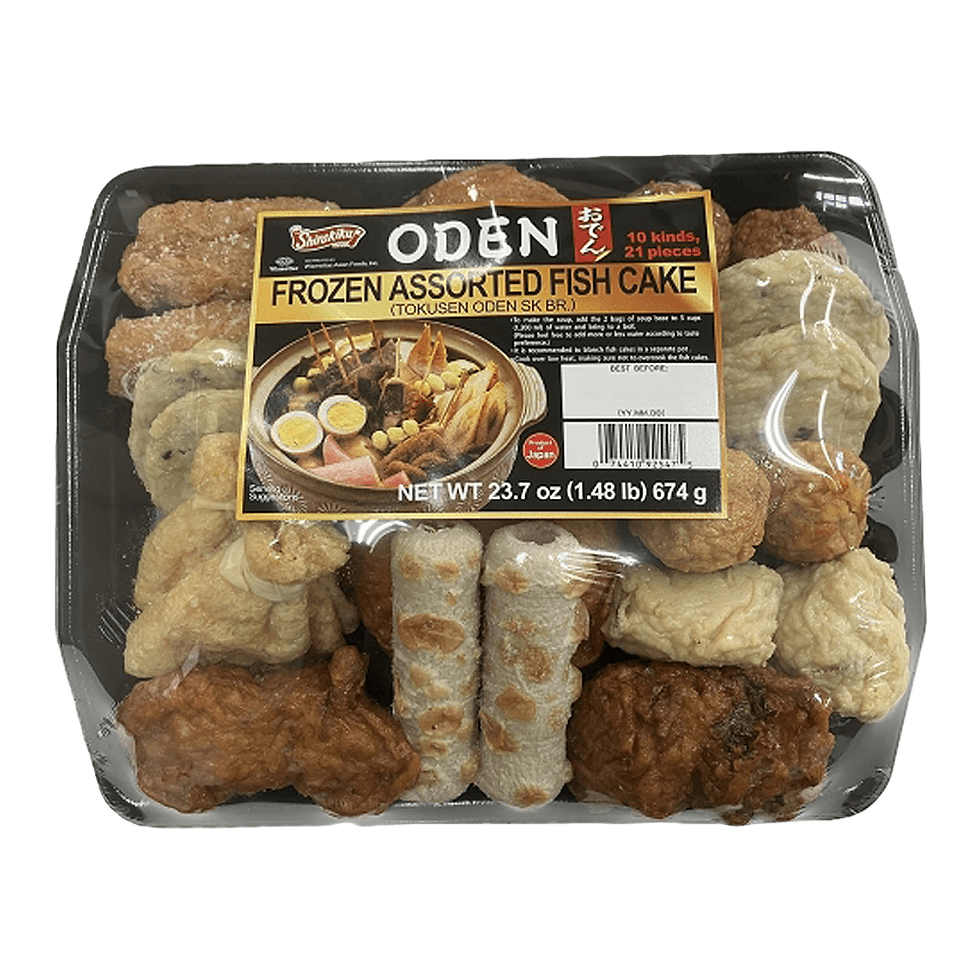 Shirakiku Oden Fish Cake Assorted – 23.7 oz (674 g, Frozen)