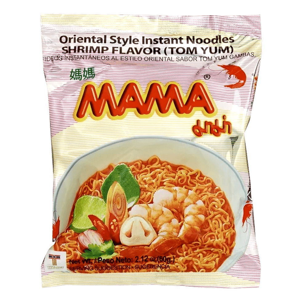 MAMA Instant Noodle (Shrimp Tom Yum) 2.1 oz (60 g)