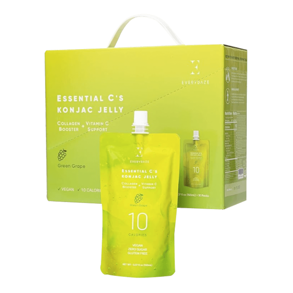 Everydays Konjac Jelly Collagen Vit C Green Grape 10 PK 50.70 fl oz (1500ml)