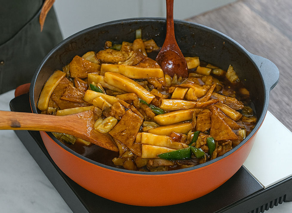 How to Make Jjajang Tteokbokki with 3-Minute Sauce