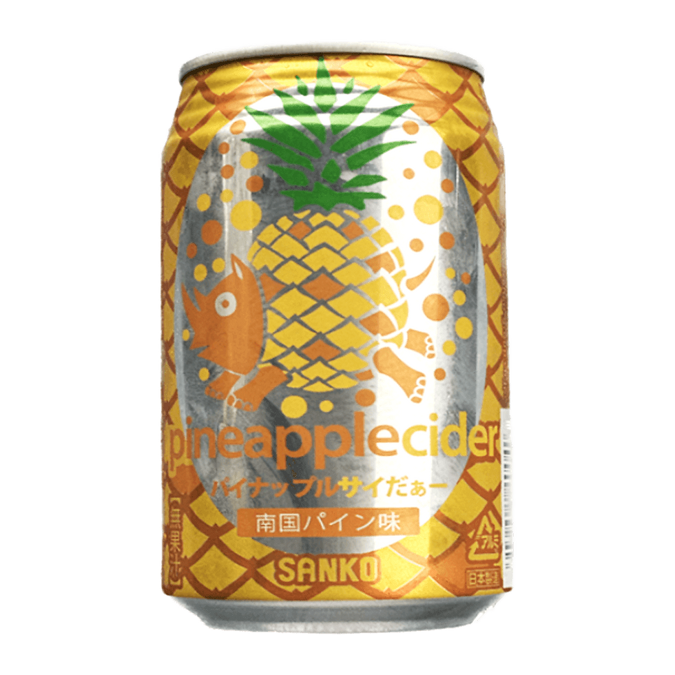 Sanko Fukuoka Pineapple Cider 11.83 FL OZ (350ml)