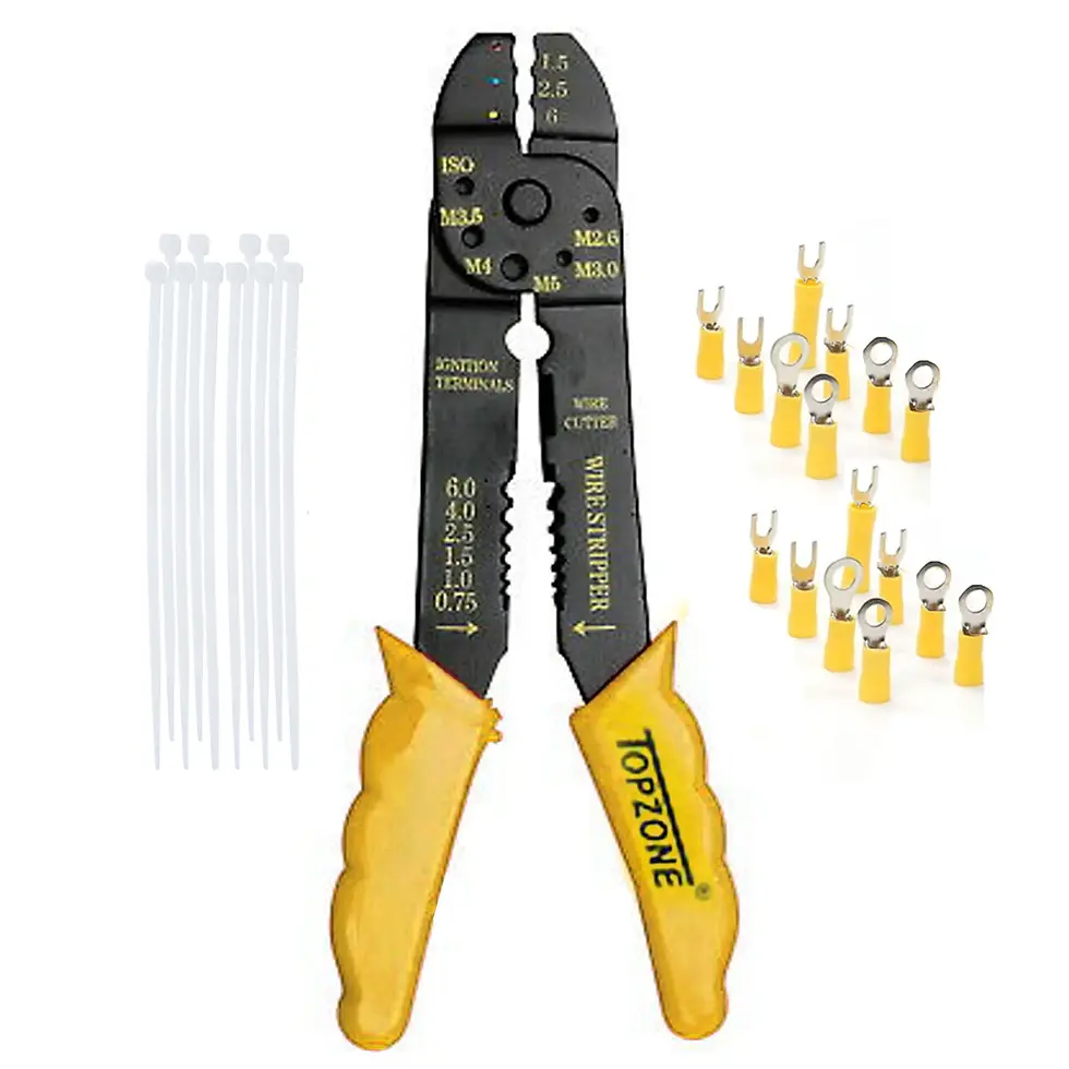 8" Wire Stripper, Cutter & Crimper – Terminals Electrical Cutter