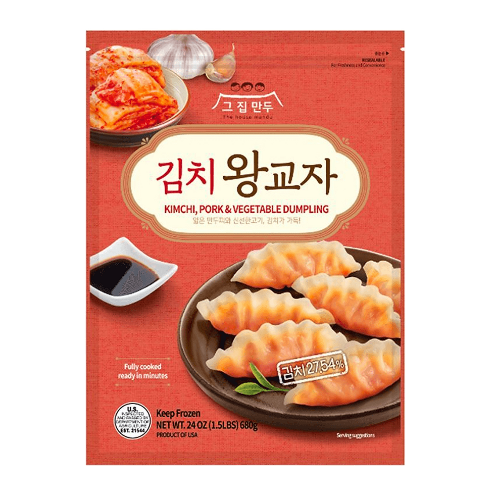 The House Mandu Kimchi, Pork & Vegetable Dumpling – 24 oz (680 g)