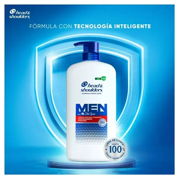 Thumbnail: Head & Shoulders Men con Old Spice Control Caspa Shampoo – 1 L