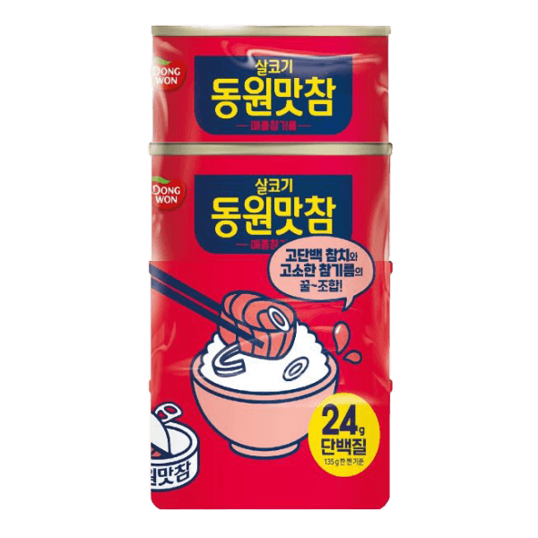Dongwon Tuna in Spicy Sesame Oil 4.76oz (135g) × 4 Cans