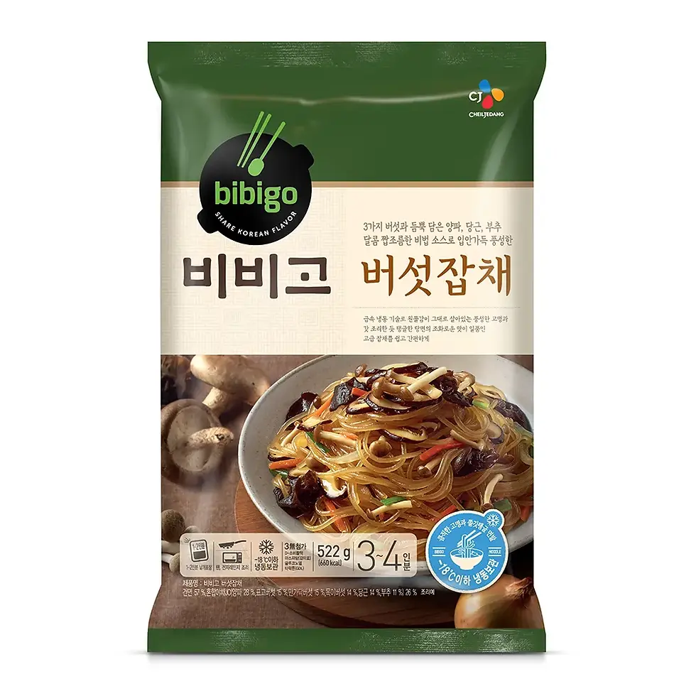 CJ Mushroom Japchae – 18.41 oz (522 g)