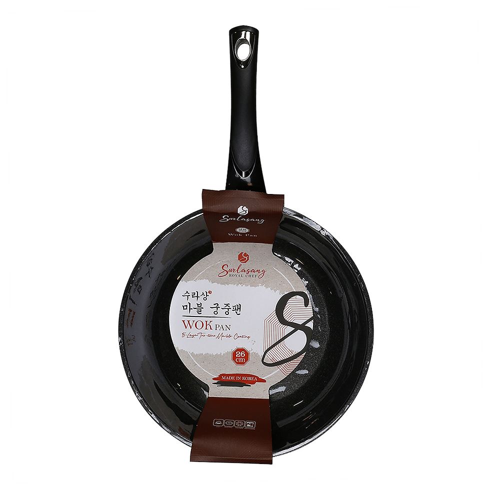 Marble Coating Wok Pan – 10.23 in (26 cm)
