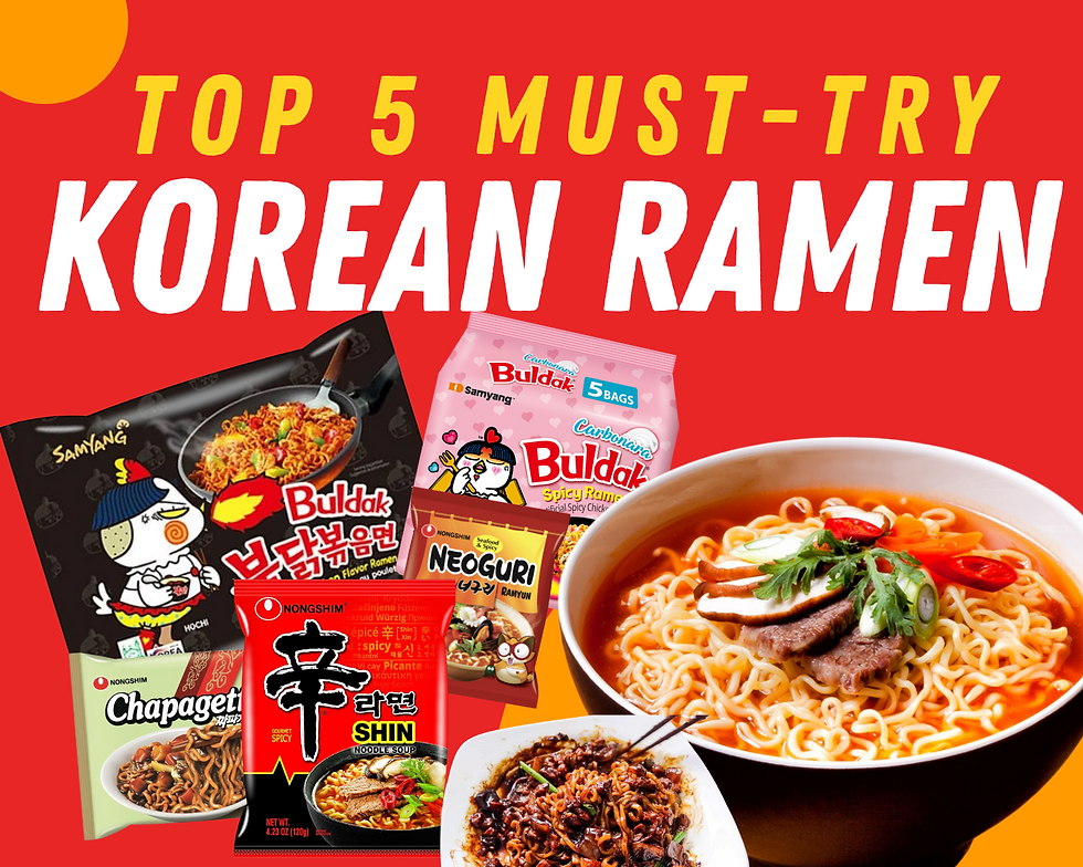 Top 5 Must-Try Korean Ramen You Can Order Online in 2025