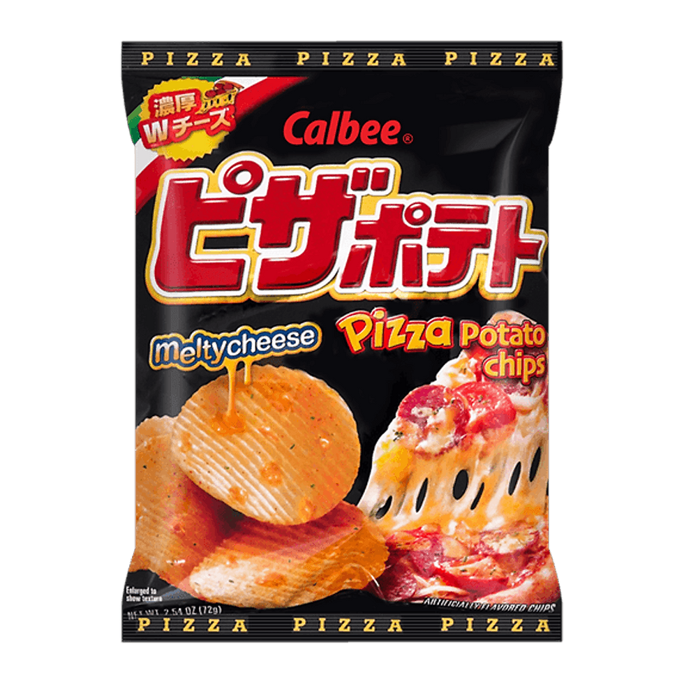 Calbee Pizza Potato Chips – 72 g (2.54 oz)