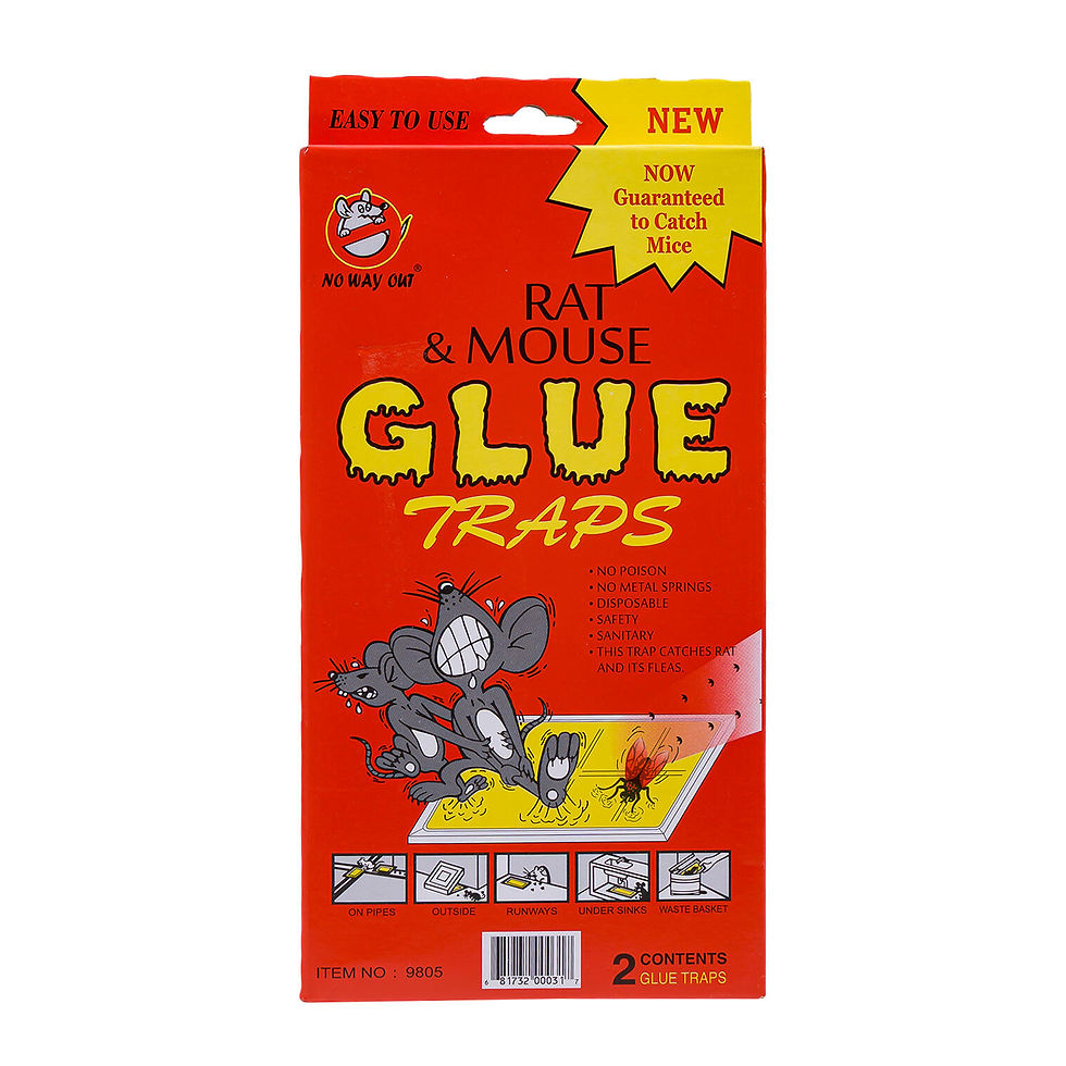 No Way Out Glue Traps Rat & Mouse – 2 Pack