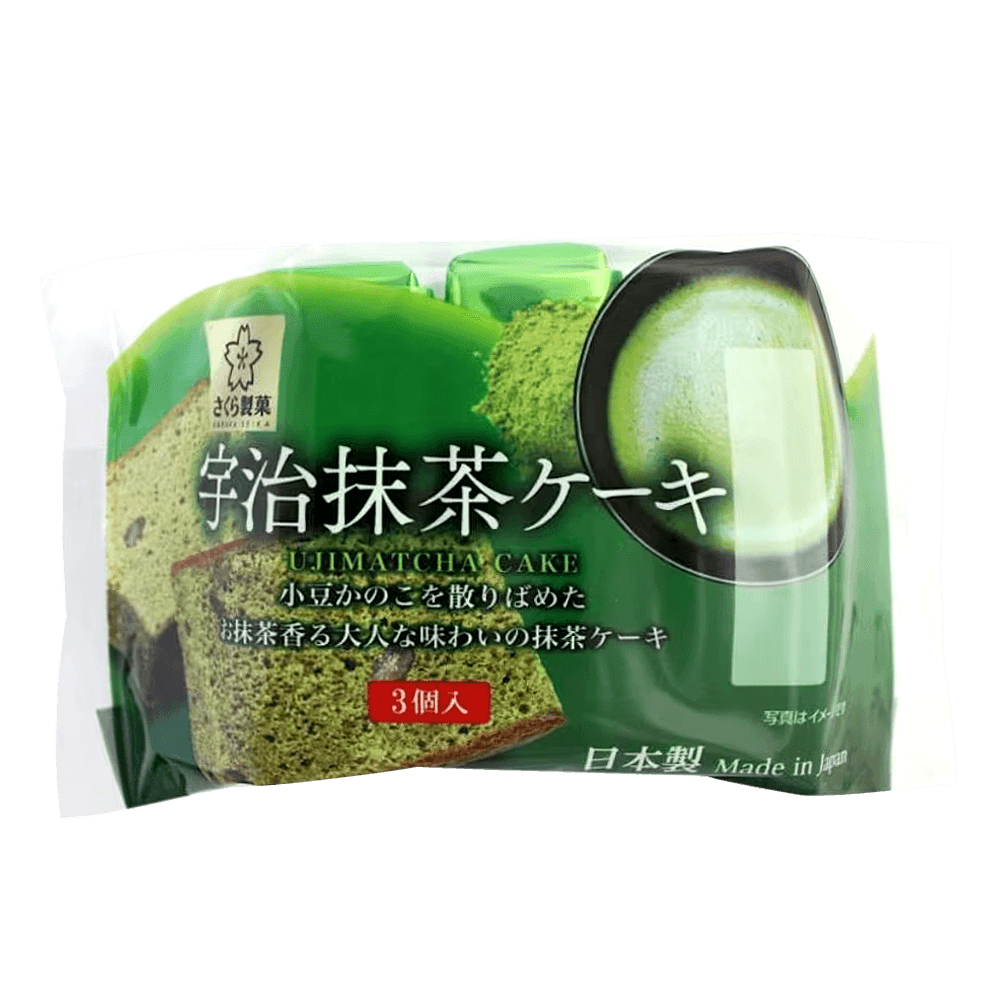 Sunlavieen Uji Matcha Cakes 3 Pcs – 4.23 oz (120 g)