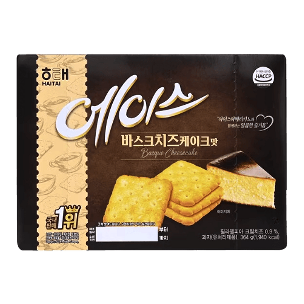 Haitai Ace Cracker Basque Cheesecake – 12.84 oz (364 g)