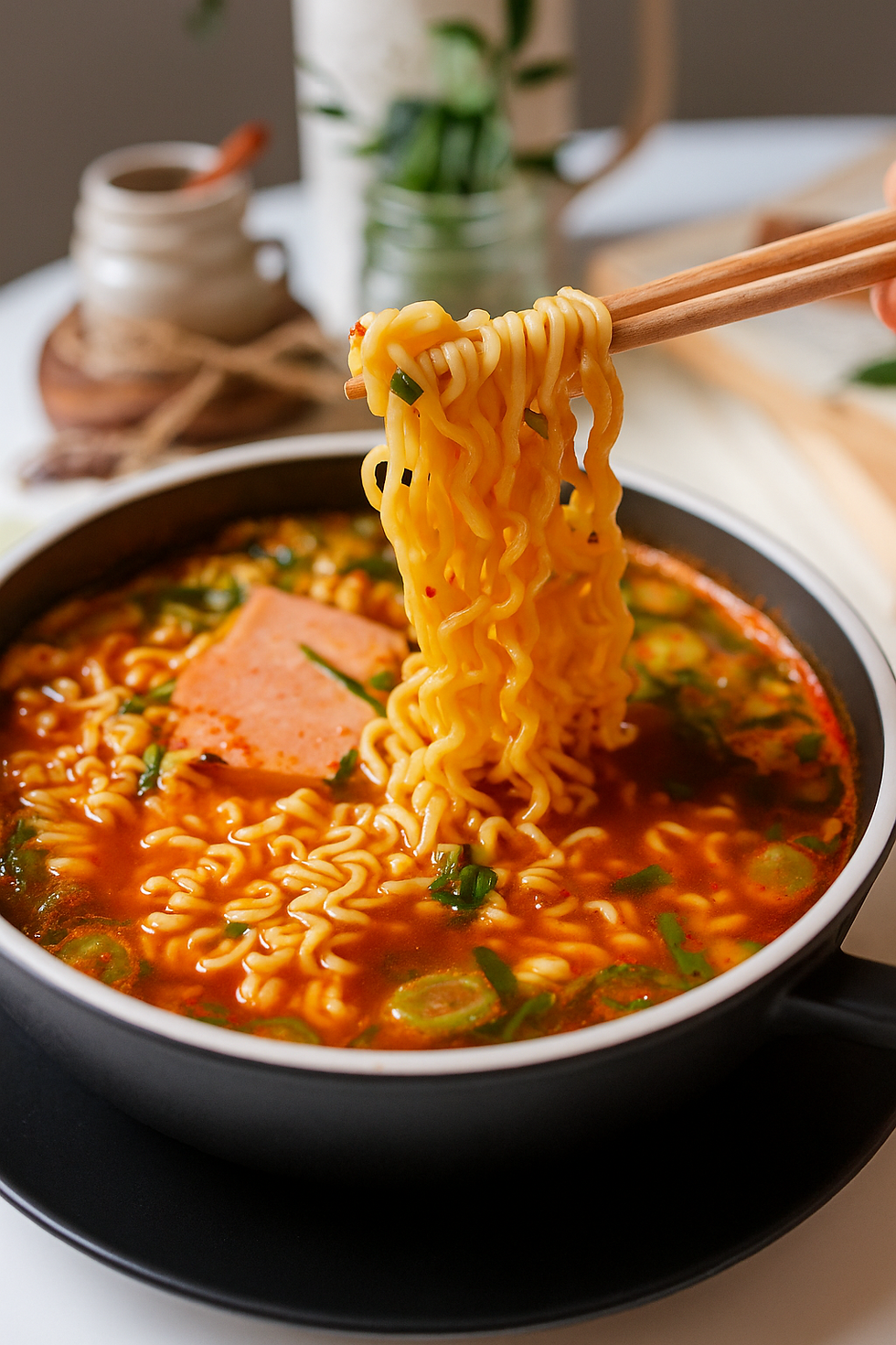 Spicy Spam Bomb Ramen