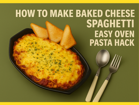 How to Make Baked Cheese Spaghetti (Easy Oven Pasta Hack with Tomato Sauce)