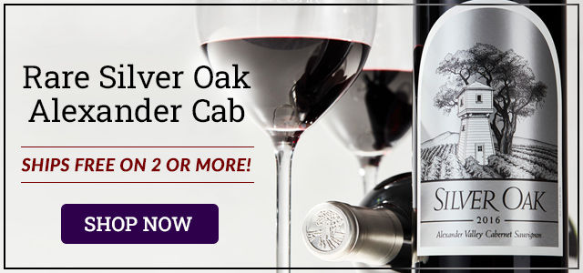 Wine Express Silver Oak Alexander Valley Cabernet Sauvignon with free shipping offer