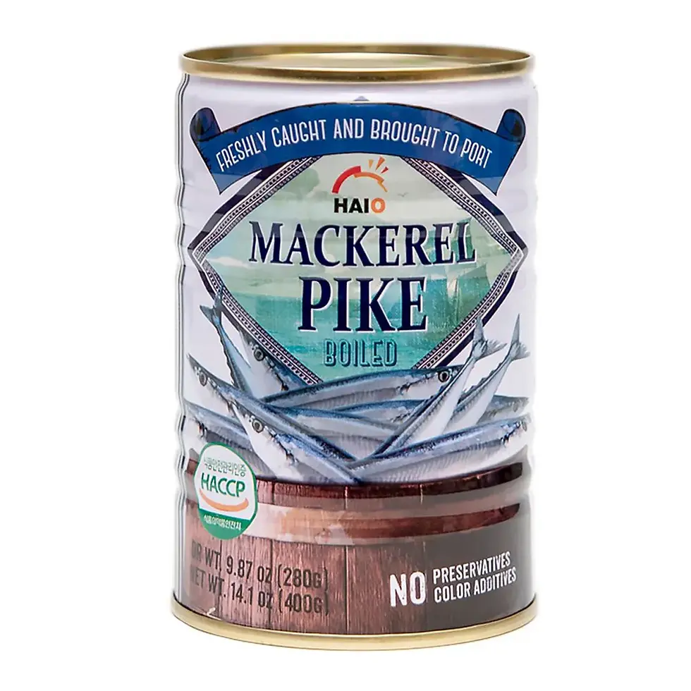 HAIO Canned Mackerel Pike 14.1oz (400g)
