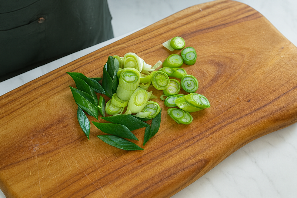 sliced green onion