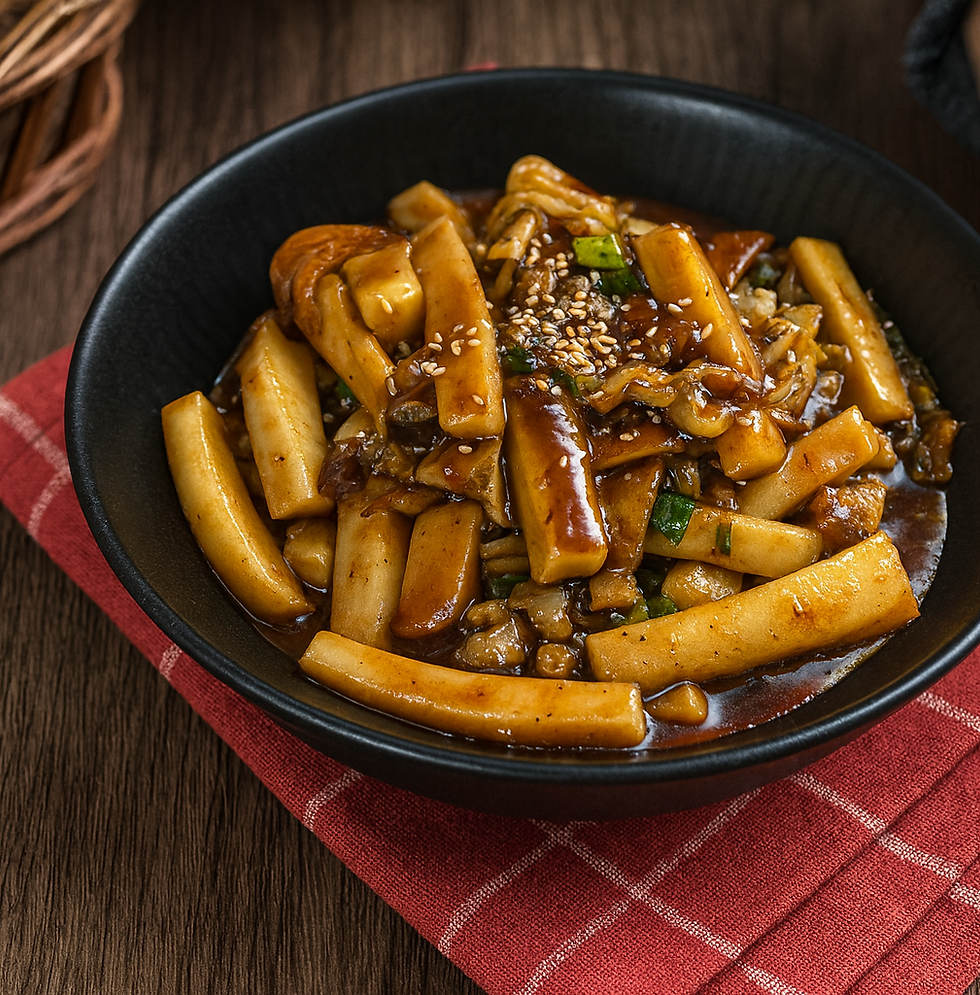 How to Make Jjajang Tteokbokki with 3-Minute Sauce