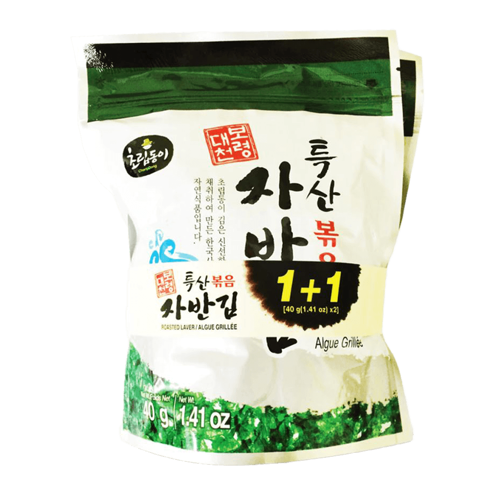 Choripdong Roasted Seaweed 1+1 2.82 oz (79.9 g)
