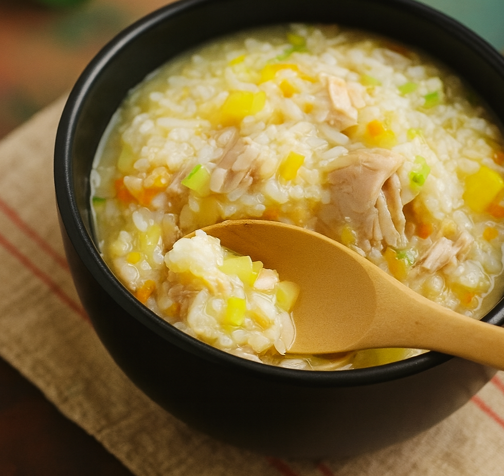 Simple Tuna Rice Porridge Recipe