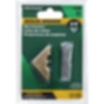 Hardware Essentials Solid Brass Decorative Corner Brace Antique Brass (9/16") 4pcs