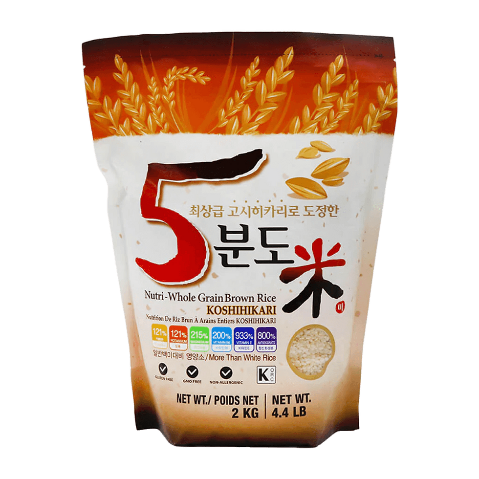 5 Nutri-Whole Grain Brown Rice – 4.4 lb (2 kg)