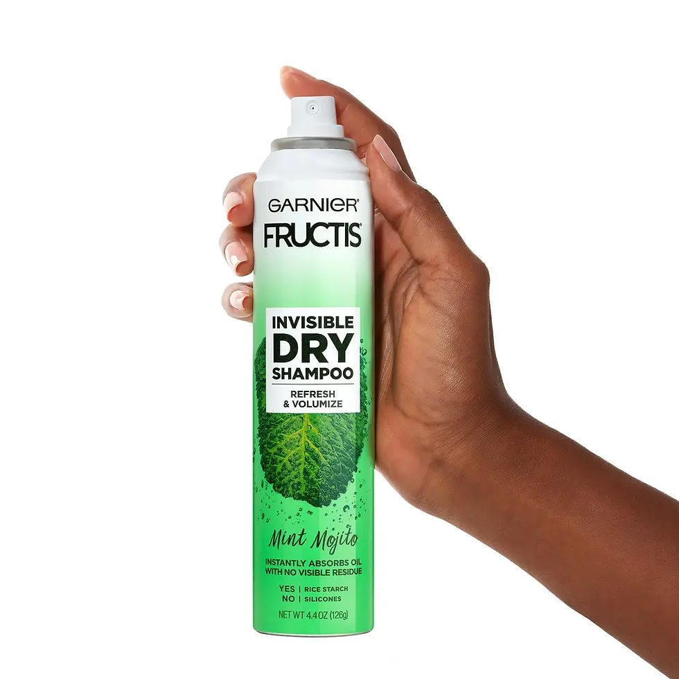 Garnier Fructis Oil Control Dry Shampoo with Rice Starch, Mint Mojito – 4.4 oz