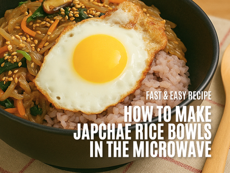 How to Make Japchae Rice Bowls