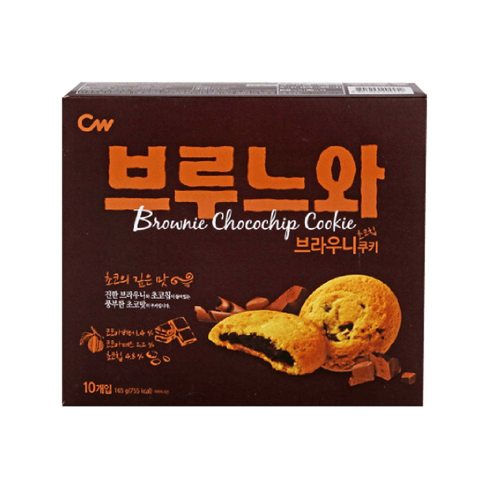 Chung Woo Brownie Chocochip Cookie – 9.1 oz (258 g)