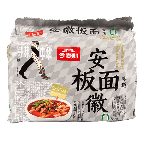 JML Anhui Wide Noodle 4.02 oz (114 g) × 5 pack