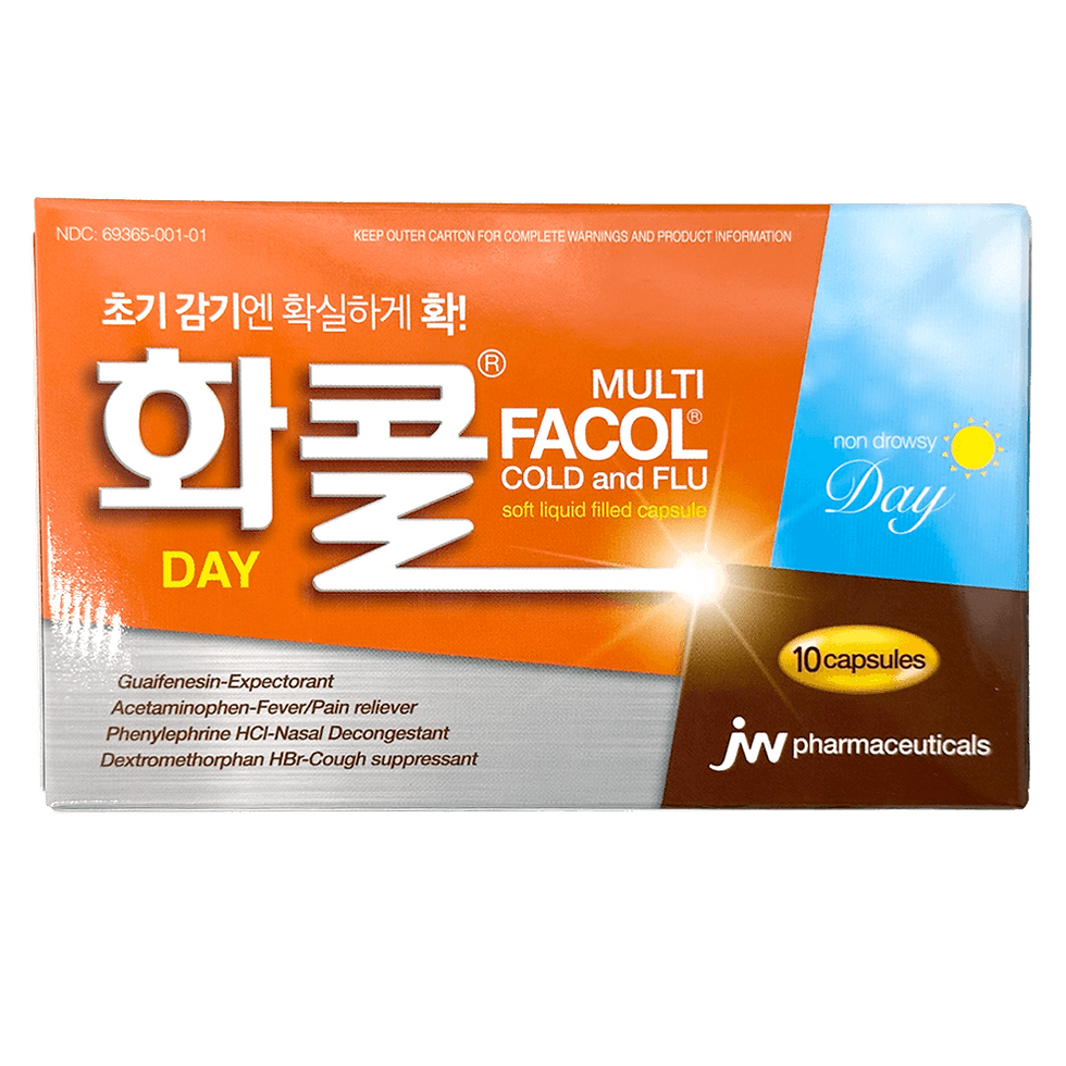 JW Pharmaceutical Facol Multi Cold Day – 10 Capsules