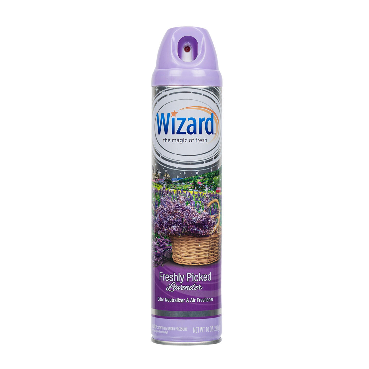 Wizard Odor Neutralizer & Air Freshener – Freshly Picked Lavender, 10 oz