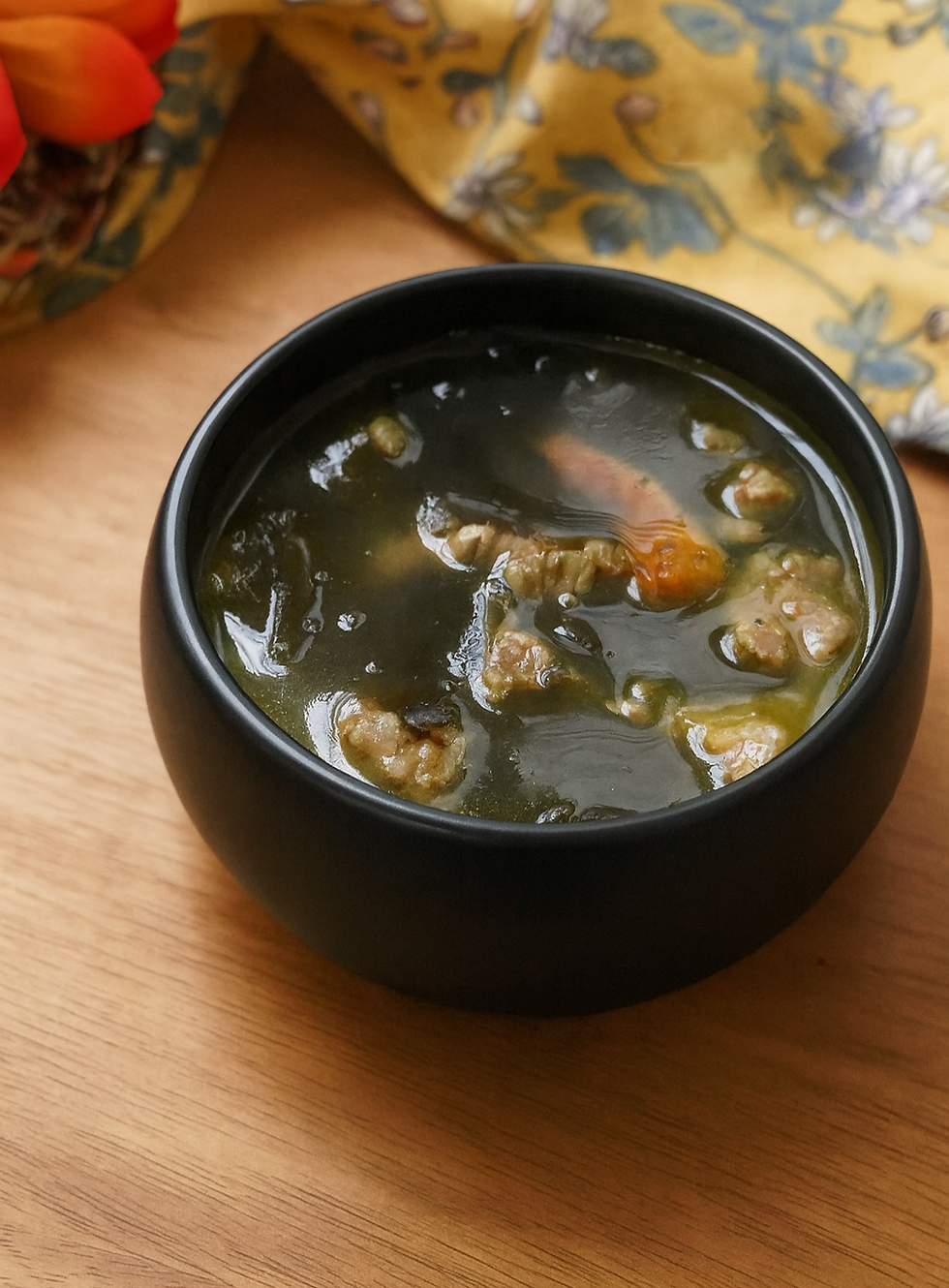 Korean Seaweed Soup with Beef & Pollock