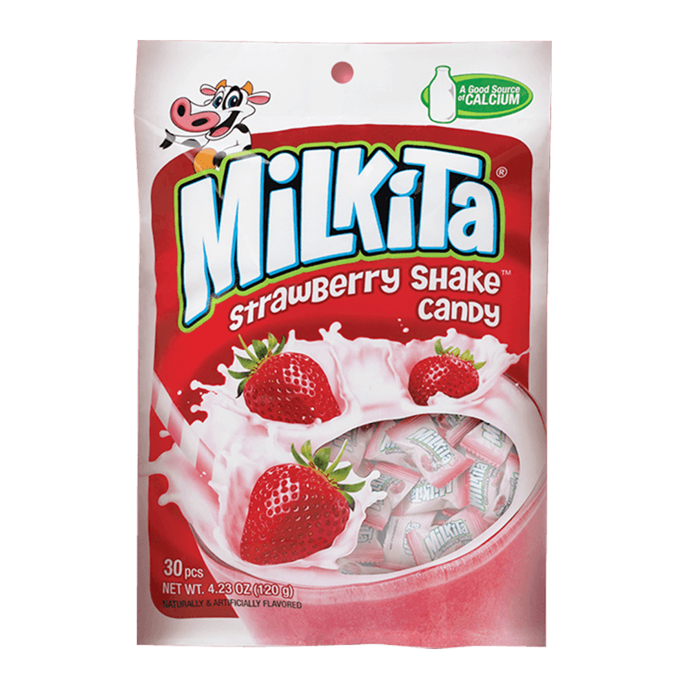 Milkita Strawberry Shake Candy – 100 g (3.52 oz)