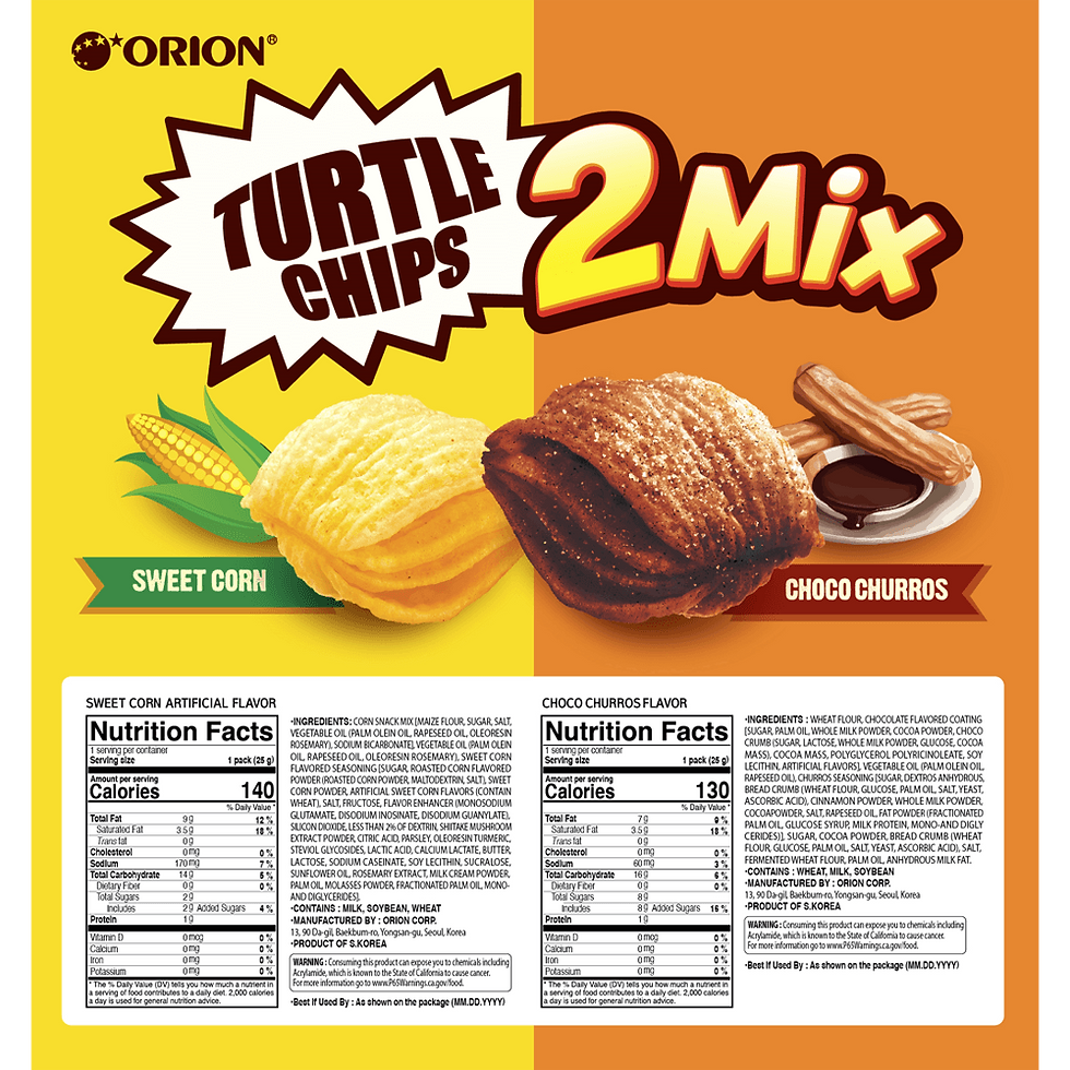 Thumbnail: Orion Turtle Chips 2mix 14pk – 12.35 oz (350 g)