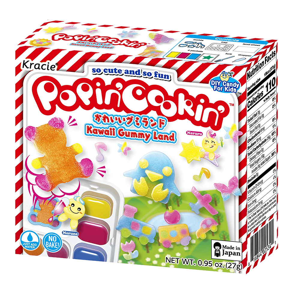 Kracie (Kanebo) Popin' Cookin' Kawaii Gummy Land – 0.95 oz (27 g)